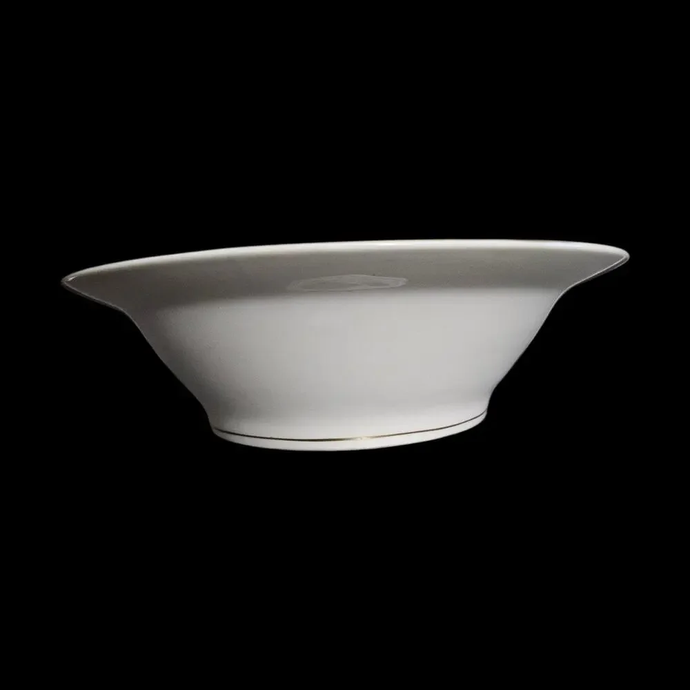 Theodore Haviland New York Oxford Oval Serving Bowl Gold Trim 9.5